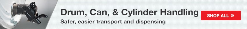Drum, Can, & Cylinder Handling - Safer, easier transport and dispensing 