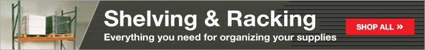Shelving & Racking - Everything you need for organizing your supplies 