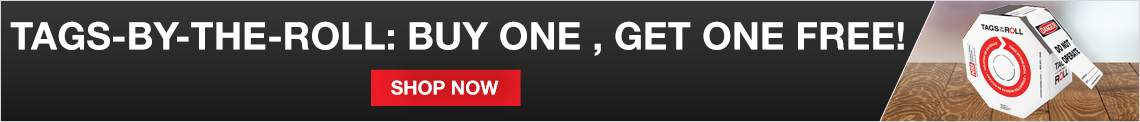 Tags by the Roll: Buy One, Get One Free!